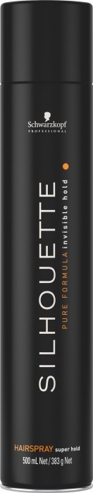 SILHOUETTE Безупречный Лак д/волос ультрасильной фик.ЧЕРНЫЙ Hairspray super hold 750 мл