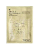 STEBLANC ТКАНЕВАЯ МАСКА СЫВОРОТКА ДЛЯ ЛИЦА С ВИТАМИНОМ «С» VITAMIN C WHITENING SOLUTION SERUM MASK