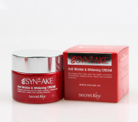 Secret Key Крем для лица антивозрастной, отбеливающий с пептидом змеиного яда Syn - Ake Anti Wrinkle