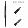 Карандаш механический со щеточкой для бровей, темно - коричневый / Brow Definer dark brown