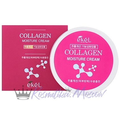 EKEL Увлажняющий крем для лица с коллагеном Moisture Cream Collagen 100 г
