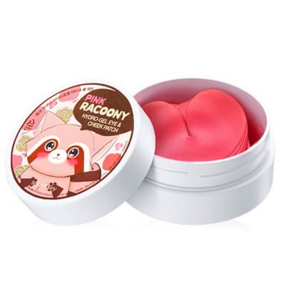 Secret Key Гидрогелевые патчи под глаза и для щек PINK RACOONY HYDROGEL EYE & CHEEK PATCH 3 шт