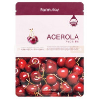 Farmstay Visible Difference Mask Sheet Acerola Тканевая маска с экстрактом ацеролы