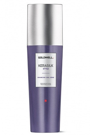 Крем для контроля и термозащиты кудрявых и вьющихся волос - Goldwell Kerasilk Style Enhancing Curl Creme 75 мл