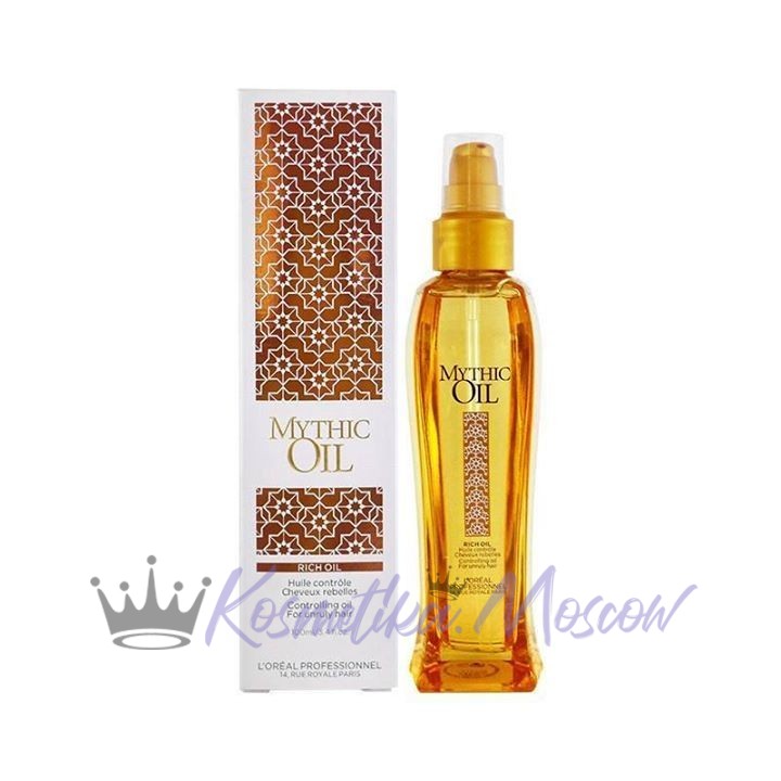 Масло дисциплинирующее для непослушных волос - Loreal Mythic Oil Huile Richesse 100 мл
