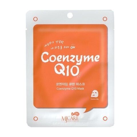 MJCARE Тканевая маска для лица с коэнзимом Q10 ON COENZYME Q10 MASK 22г