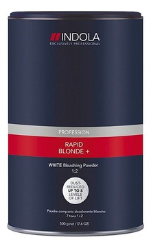 ИНДОЛА Порошок обесцвечивающий белый Rapid Blond+ White Bleaching Powder 450 гр.