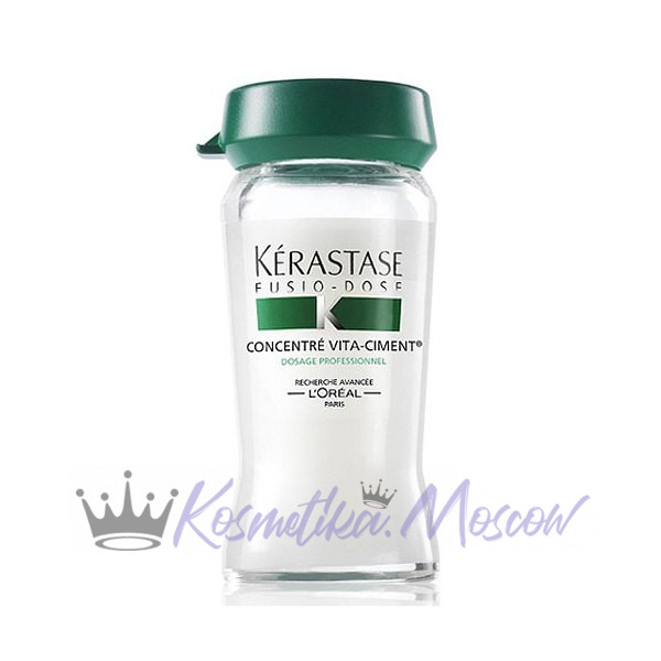 Концентрат для мгновенного восстановления поврежденных волос - Kerastase Fusio-Dose Vita Ciment 10*12 мл