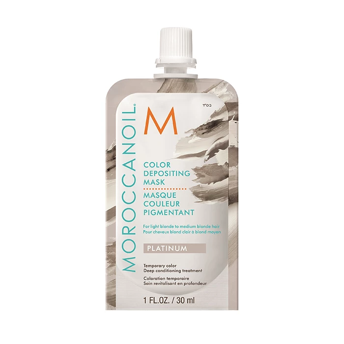 Moroccanoil тонирующая маска platinum 30 мл*