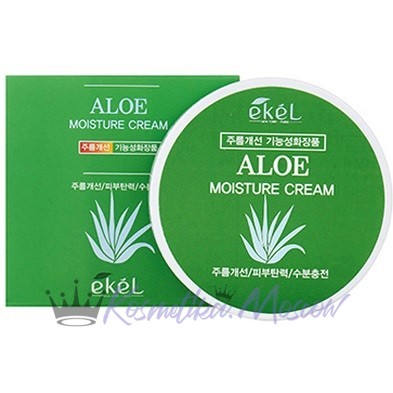 EKEL Увлажняющий крем для лица с экстрактом алоэ Moisture Cream Aloe 100 г
