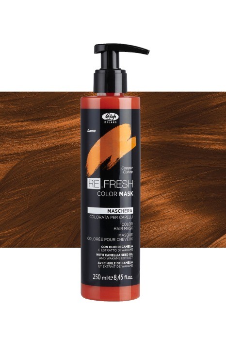 Lisap ОТТЕНОЧНАЯ МАСКА МЕДНЫЙ RE.FRESH COLOR MASK 250 мл