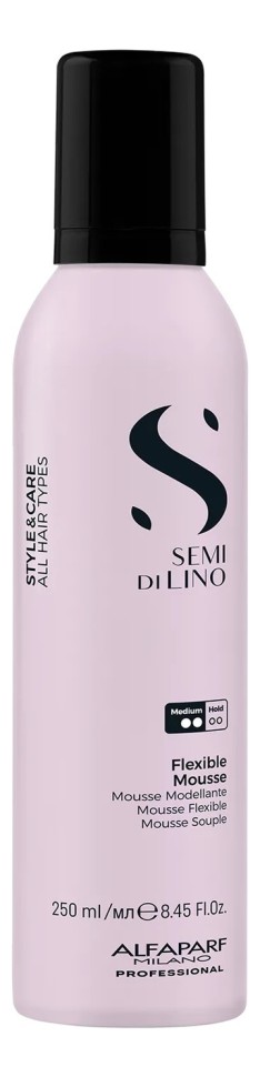 Мусс средней фиксации FLEXIBLE Mousse SDL STYLE & CARE, 250 мл Alfaparf