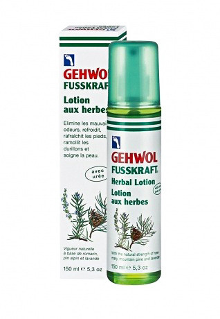Травяной лосьон (нормализует потоотделение и смягчает кожу) - Gehwol Fusskraft Herbal Lotion 150 мл