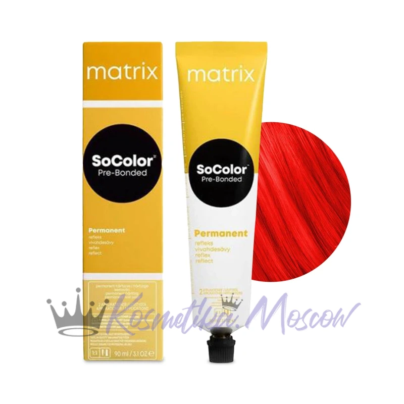 Matrix Крем-краска для волос SоCоlоr.Веаuty SoRED, SR-R Красный, 90 мл