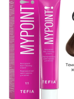 6.3 темный блондин золотистый крем-краска для волос MYPOINT 60 мл