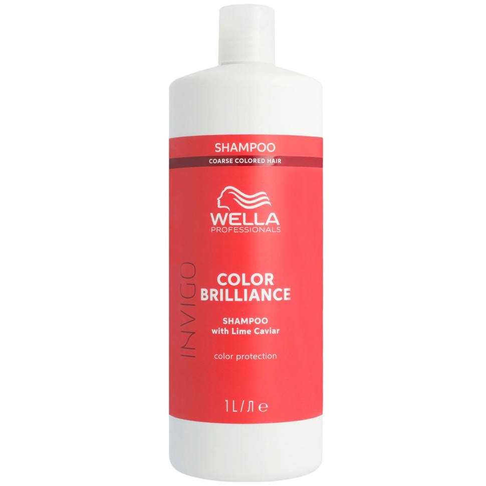 WELLA INVIGO Brilliance Шампунь для защиты цвета окрашенных жестких волос 1000 мл. 12/25